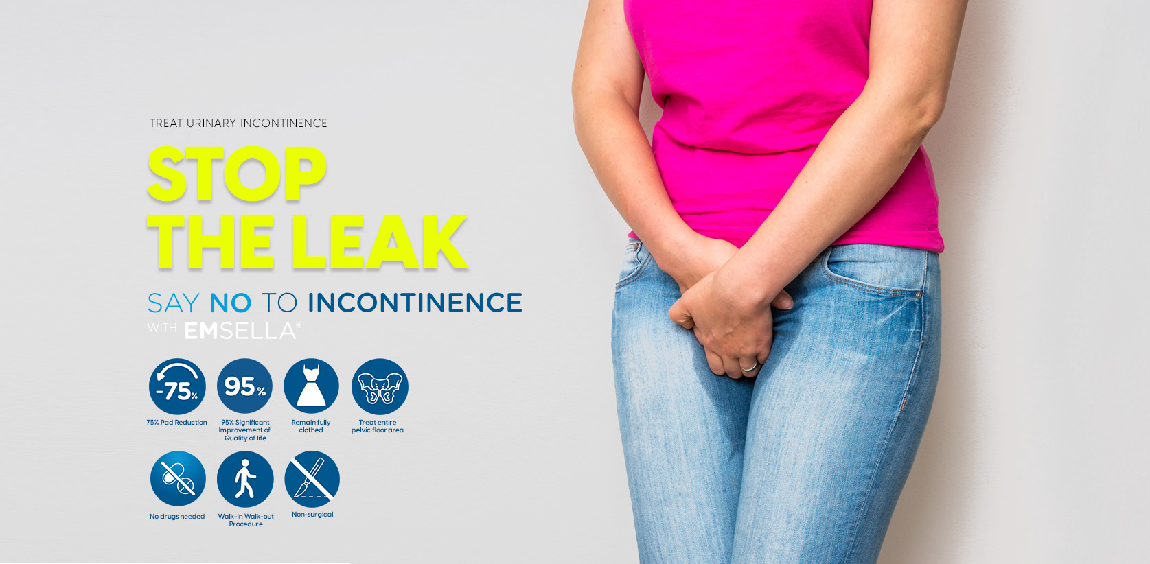 Urinary Incontinence Treatment Emsella Malaysia - iBody by Dr.D